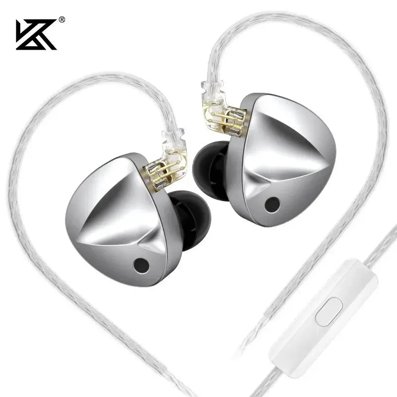 HiFi Bass Earphones - Monitor Earbuds with 4-Level Tuning Switch, Sport Stereo Sound, Noise Reduction Headset