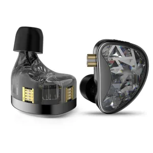 HIFI In-Ear Monitor: 12 Balanced Armature Earphones with Noise Cancelling for DJ and Sports Headset