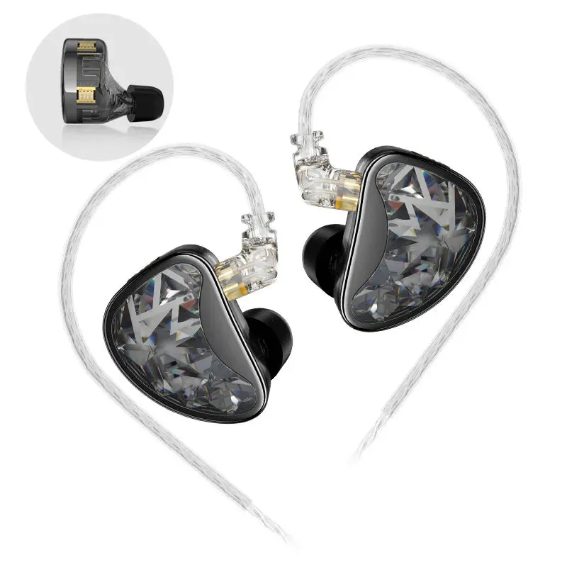 HIFI In-Ear Monitor: 12 Balanced Armature Earphones with Noise Cancelling for DJ and Sports Headset
