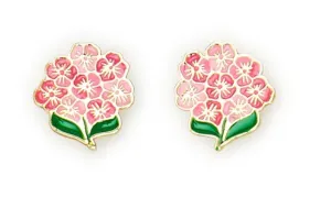 Hydrangea Flower Earrings