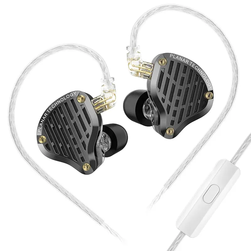 In-Ear 13.2MM Planar Driver Wired Earphones - HiFi Bass Monitor Earbuds, Sport Wired Headset