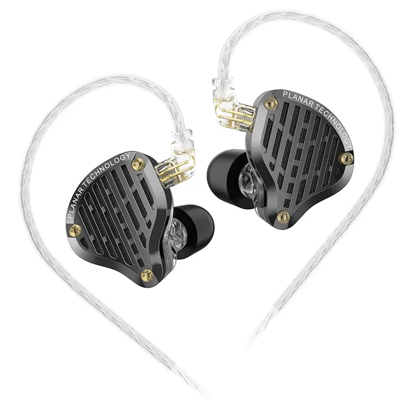 In-Ear 13.2MM Planar Driver Wired Earphones - HiFi Bass Monitor Earbuds, Sport Wired Headset
