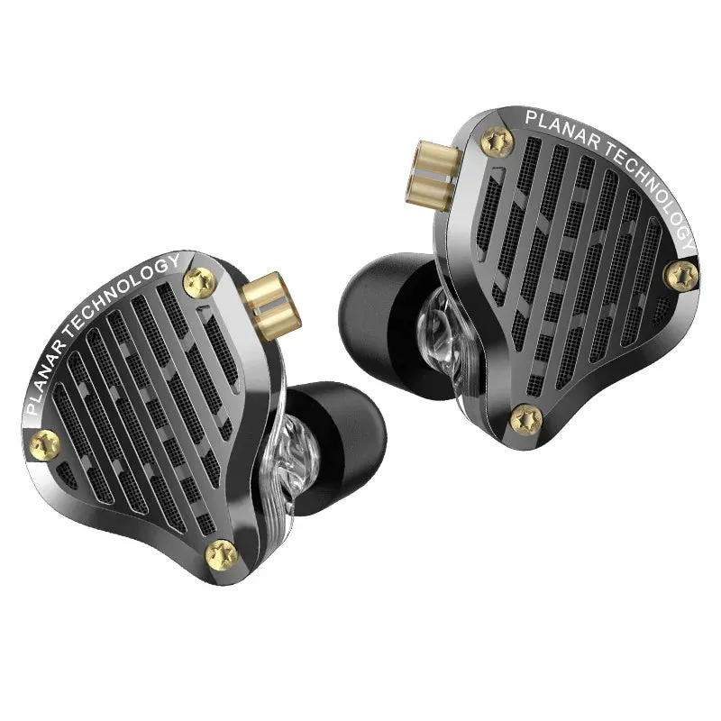 In-Ear 13.2MM Planar Driver Wired Earphones - HiFi Bass Monitor Earbuds, Sport Wired Headset