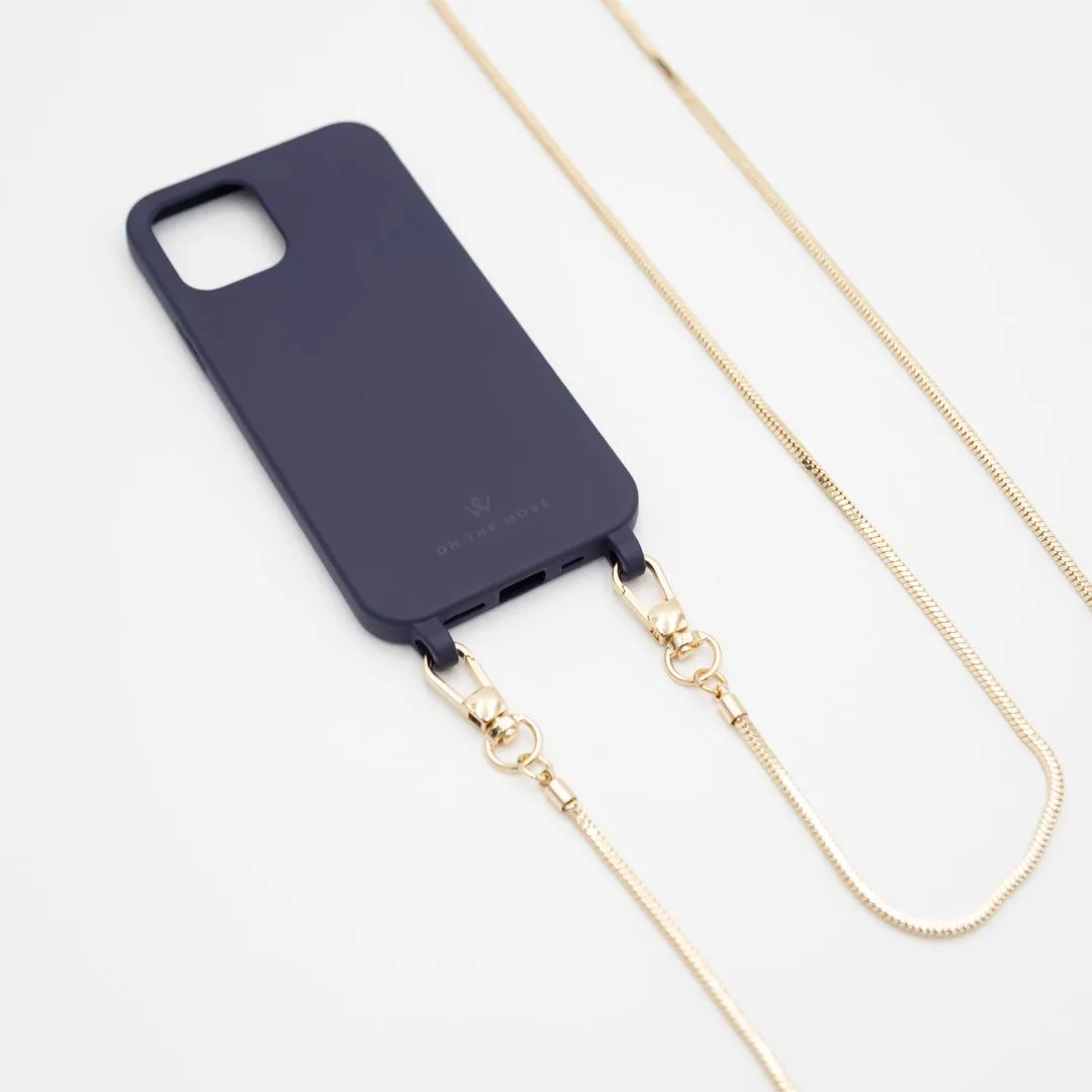 iPhone Navy Silicone Cover