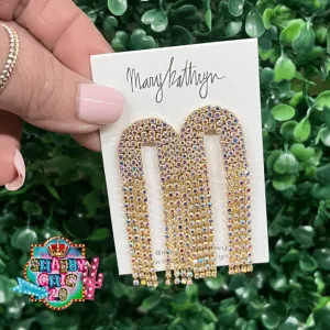 Iridescent Rainbow Drope Earrings