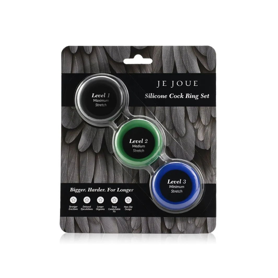 Je Joue Super-Soft Silicone C-Rings Prolong Trainer Set