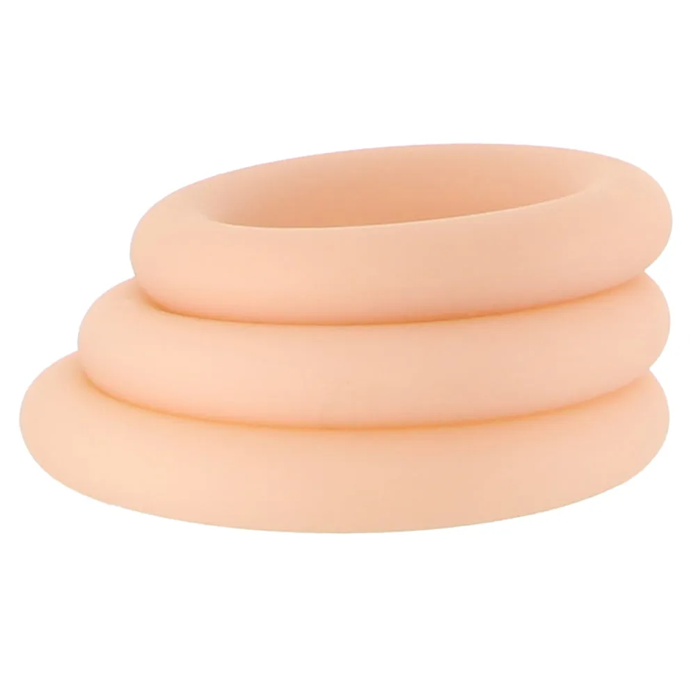Jock Discreet Silicone Cock Ring Set in Light
