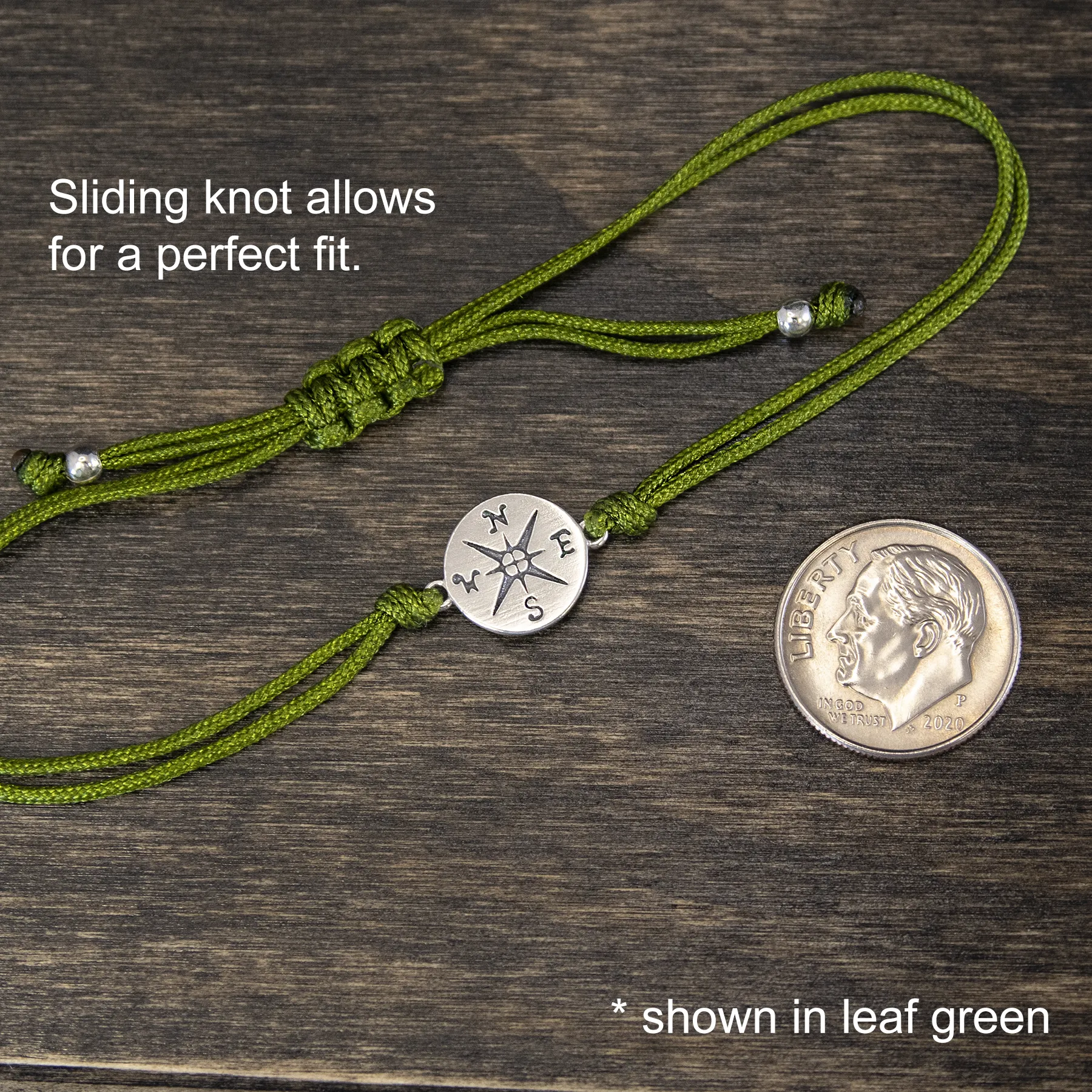 journey compass cord bracelet • wherever you are