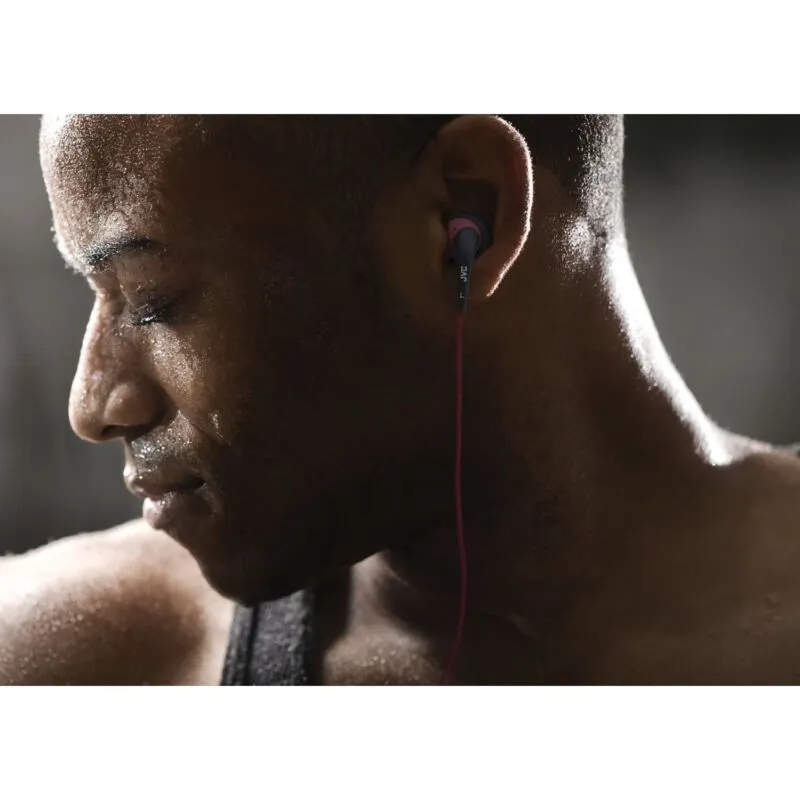 JVC HAEN10-B-K Gumy Sport Earbuds (Black)