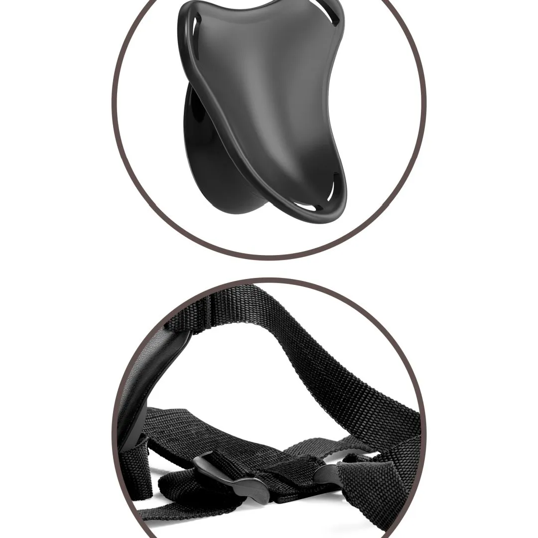 King Cock Elite Beginner's 6 Inch Silicone Dildo   Body Dock Strap-on Harness