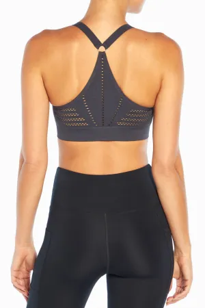 Kira Seamless Sport Bra (Ebony)