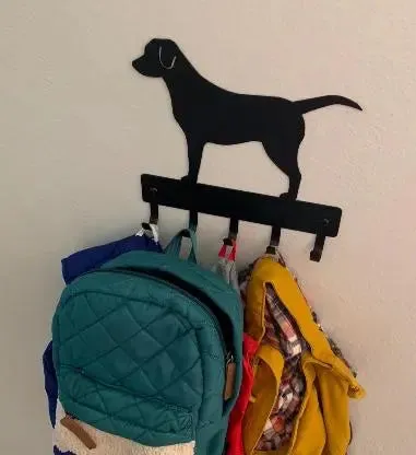 Labrador Dog  Key Holder & Leash Hanger