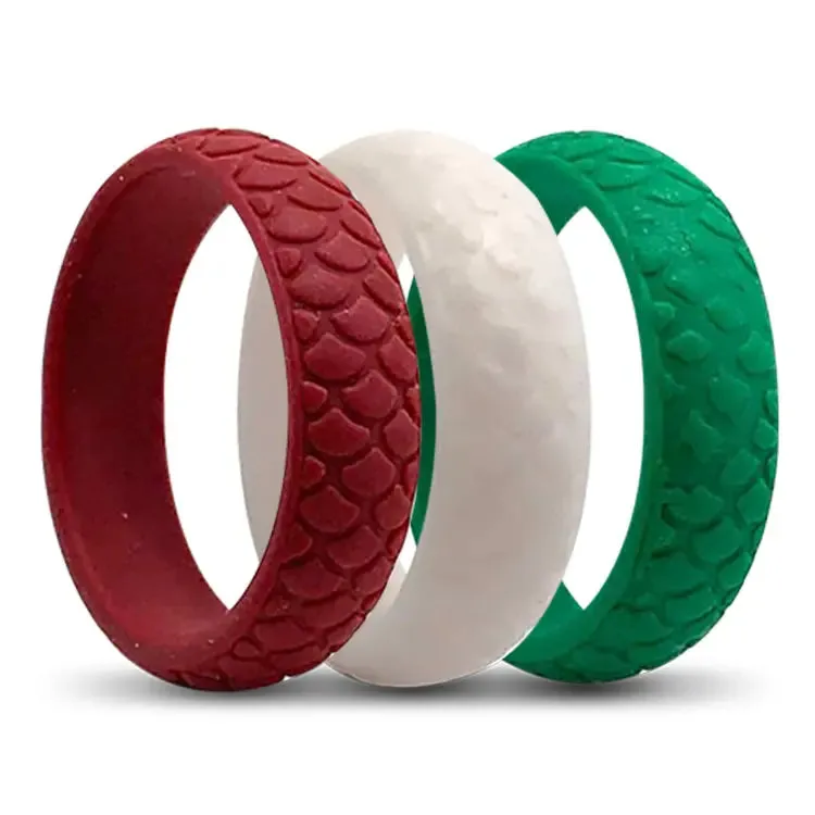 Ladies Birthstone Silicone 3 Pack