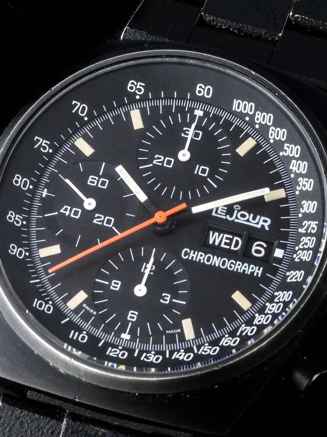 LeJour Chronograph Ref.7750 (Original PVD) "Top Gun"