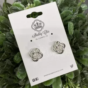 Love Knot earrings - Silver