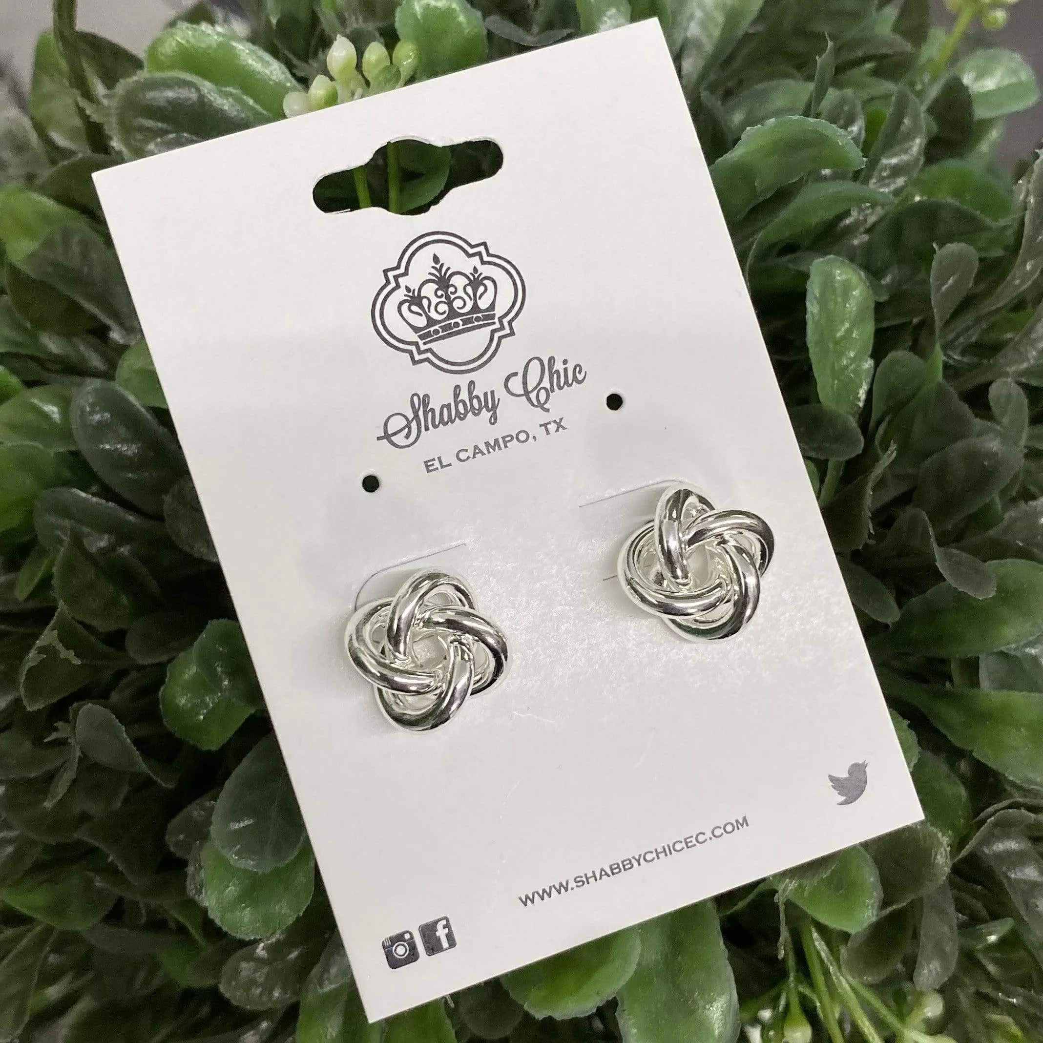 Love Knot earrings - Silver