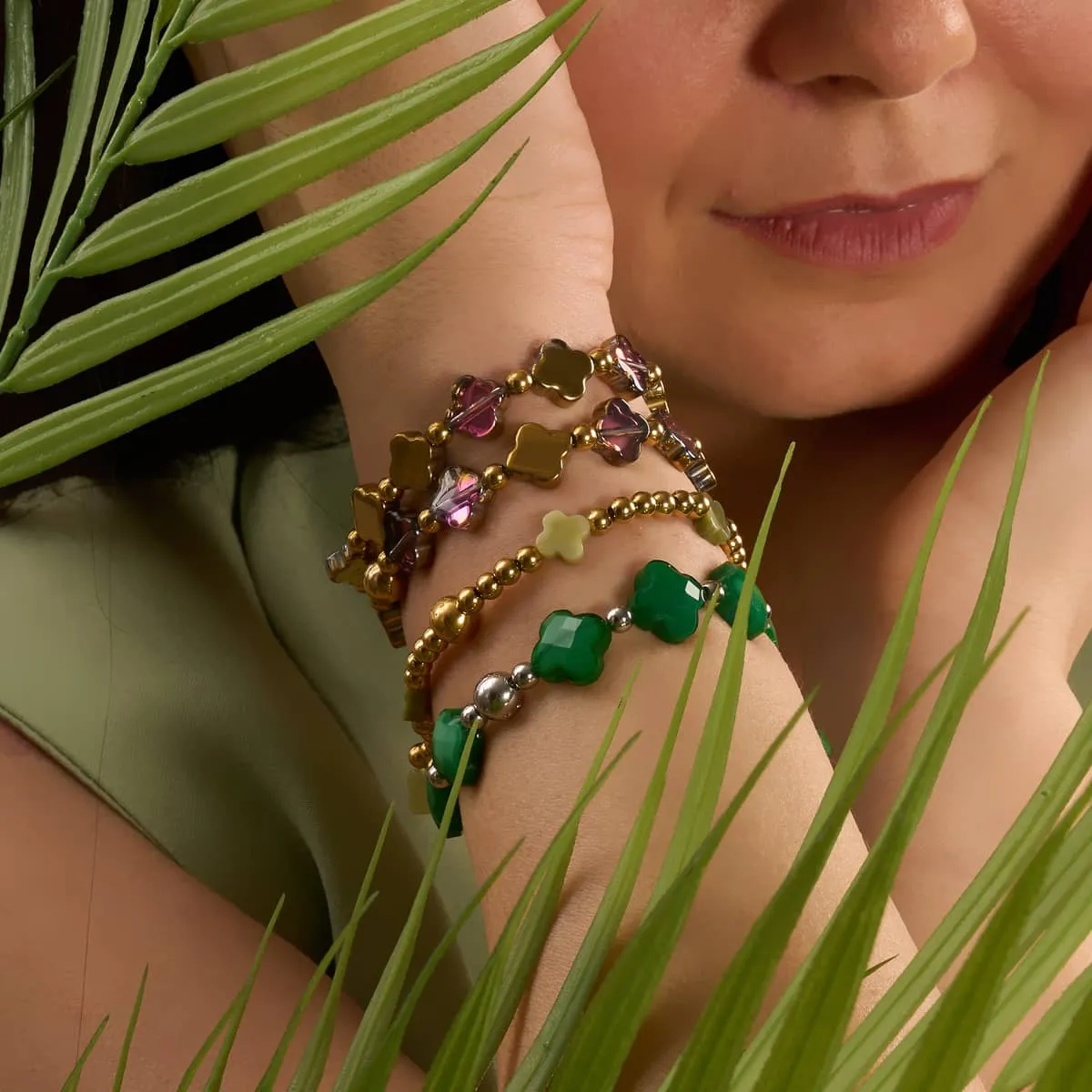 Lucky Laurel | Gold | Clover Essence Bracelet