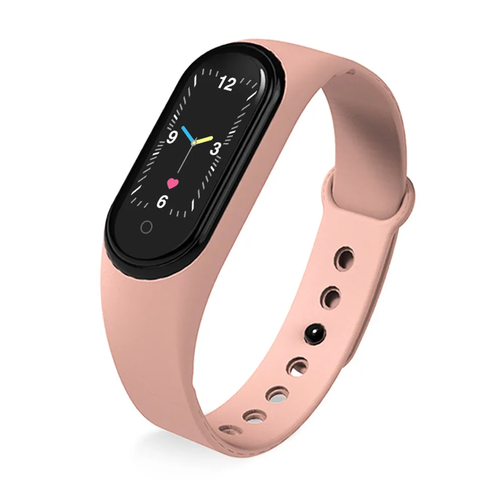 M5 smart watch phone band bracelet Waterproof speaker call Music Play Heart rate Reminder M5 smartwatch Wristband