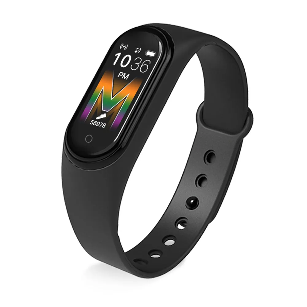 M5 smart watch phone band bracelet Waterproof speaker call Music Play Heart rate Reminder M5 smartwatch Wristband