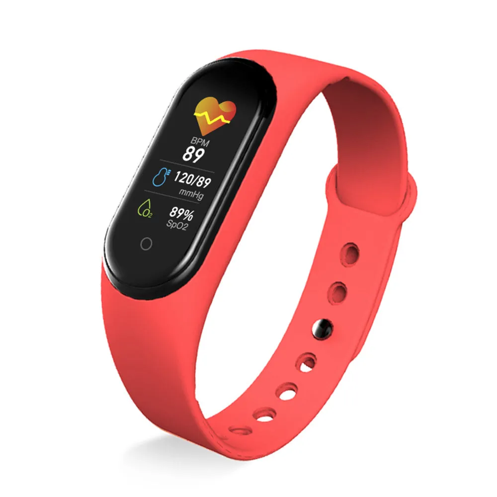 M5 smart watch phone band bracelet Waterproof speaker call Music Play Heart rate Reminder M5 smartwatch Wristband
