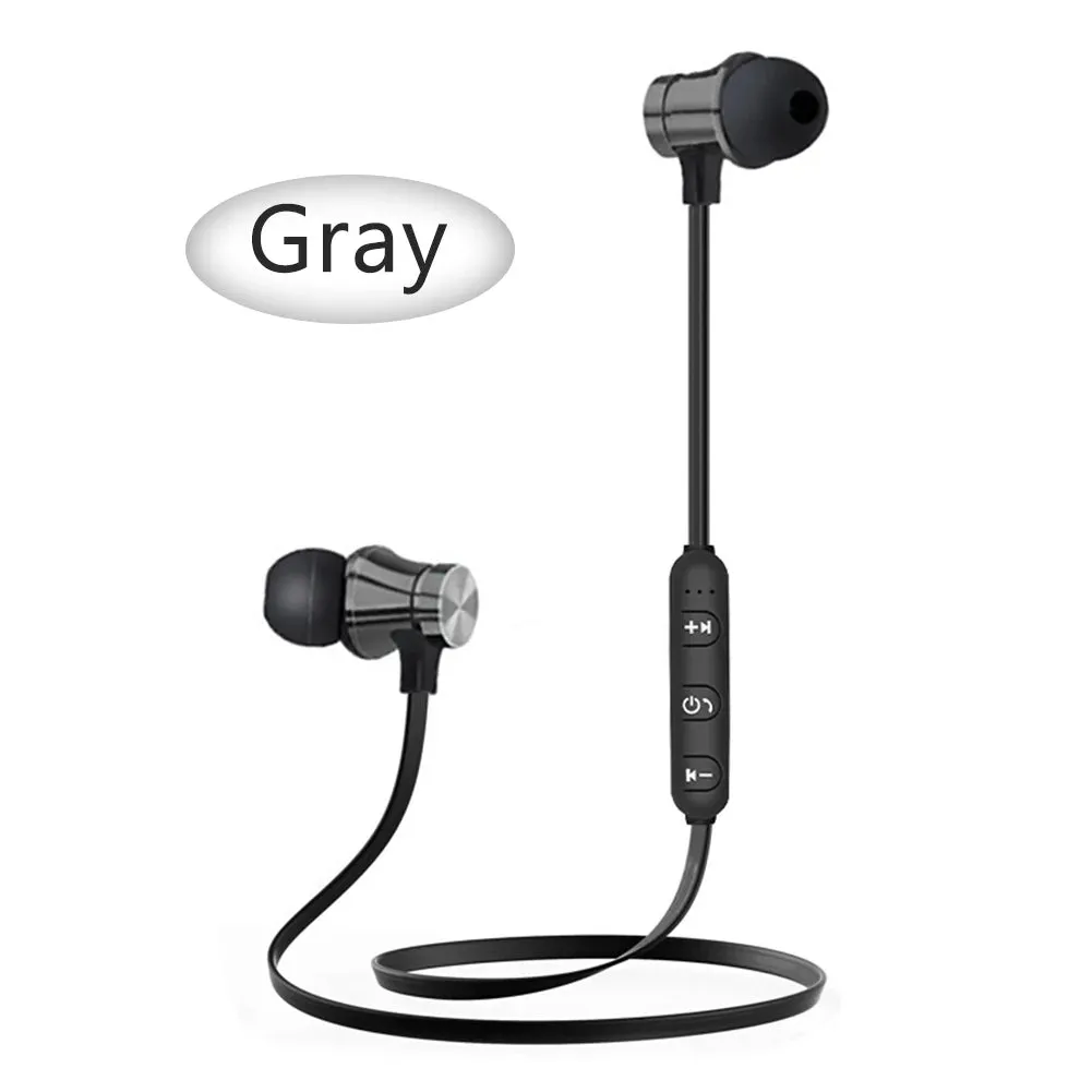 Magnetic Wireless bluetooth-compatible Earphones Running Music Headset Neckband Sports Earbuds With Mic For All Smart Phones