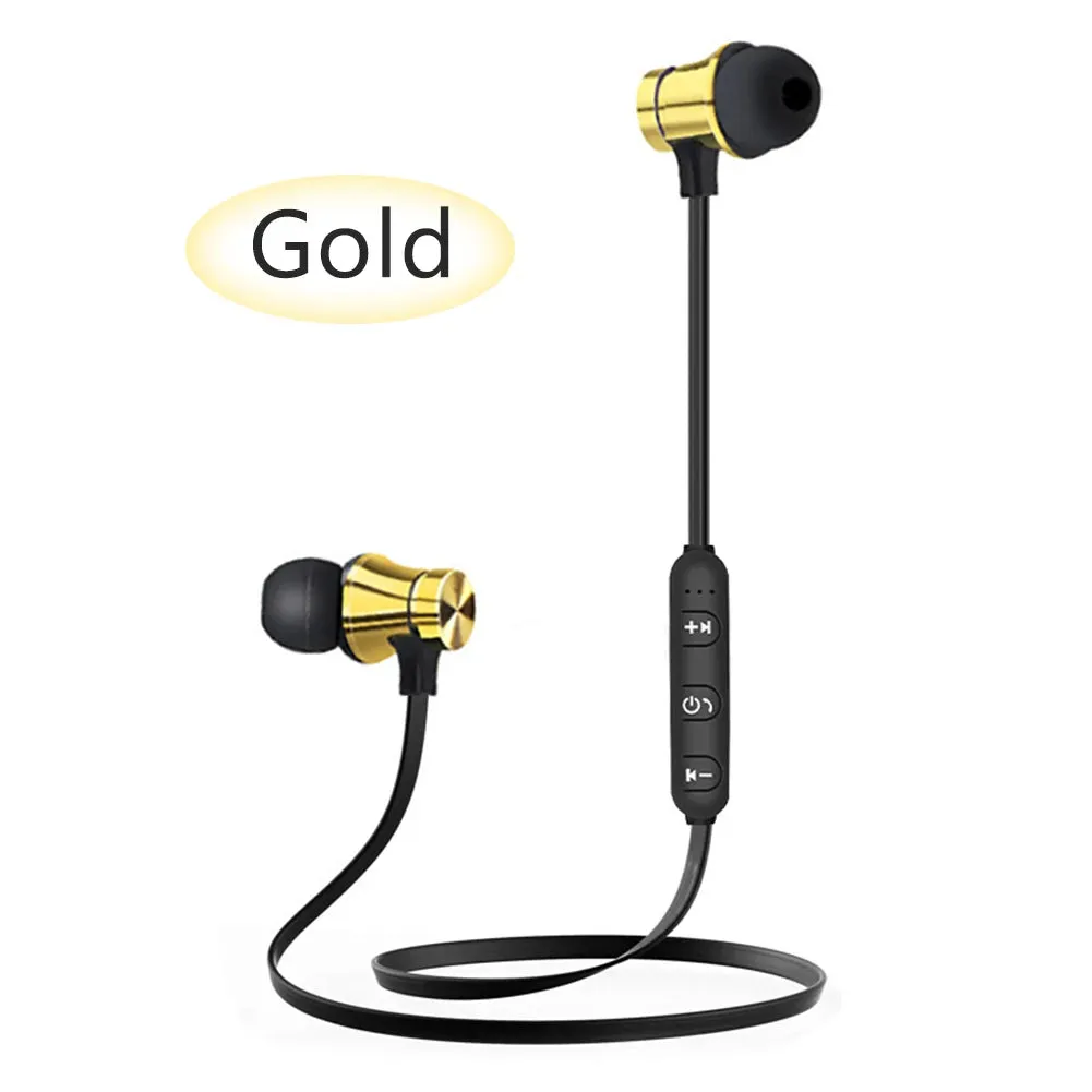 Magnetic Wireless bluetooth-compatible Earphones Running Music Headset Neckband Sports Earbuds With Mic For All Smart Phones