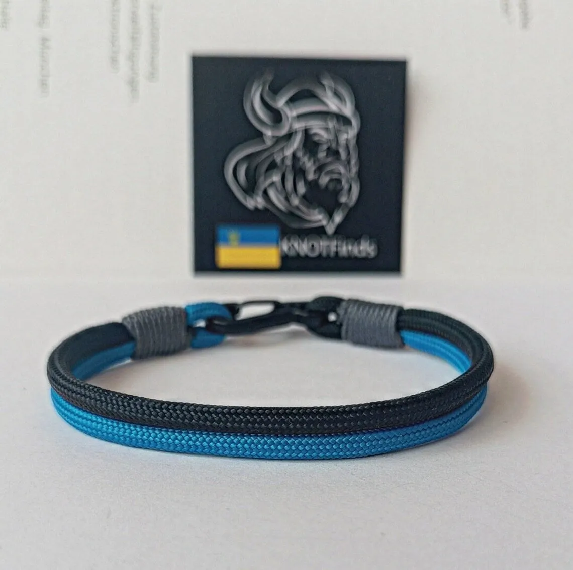 Marine bracelet. Sea regatta bangle. Sailing bracelet. Extreme durable. Bangle rope.