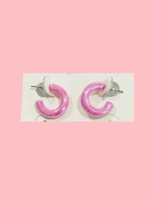 Mini Acrylic Hoop - Pink