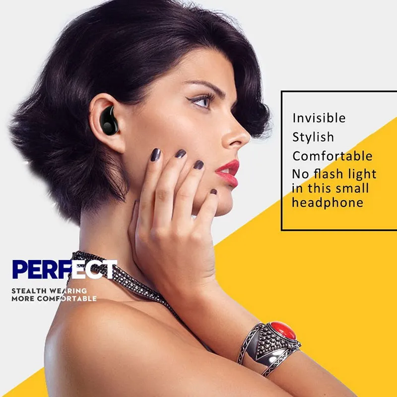 Mini Hands Free Wireless Bluetooth Earphone Earbuds