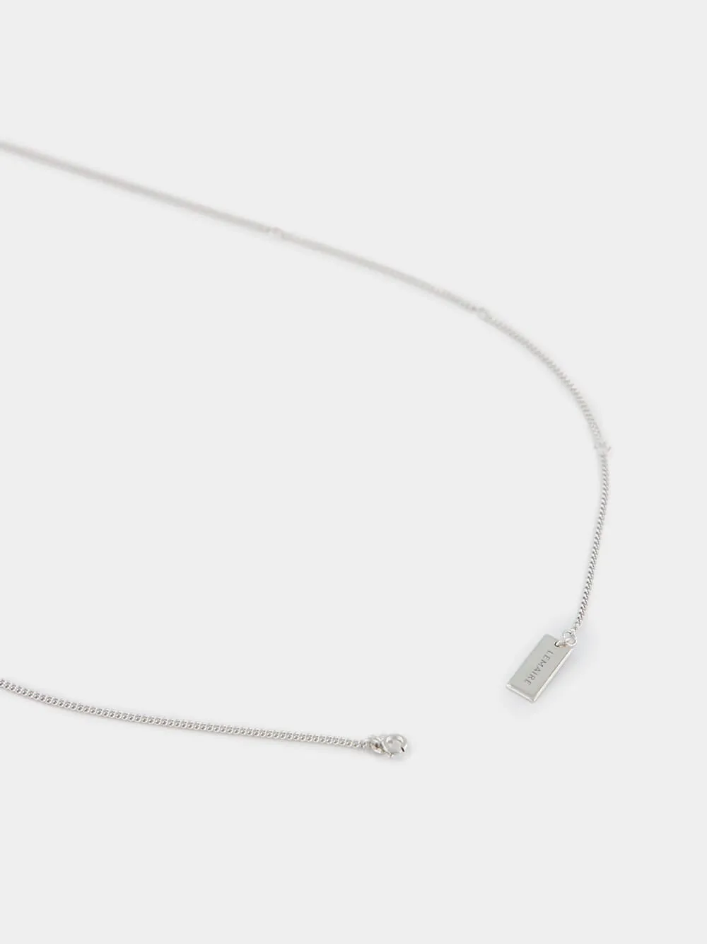 Mini Swiss Knife Necklace in Silver