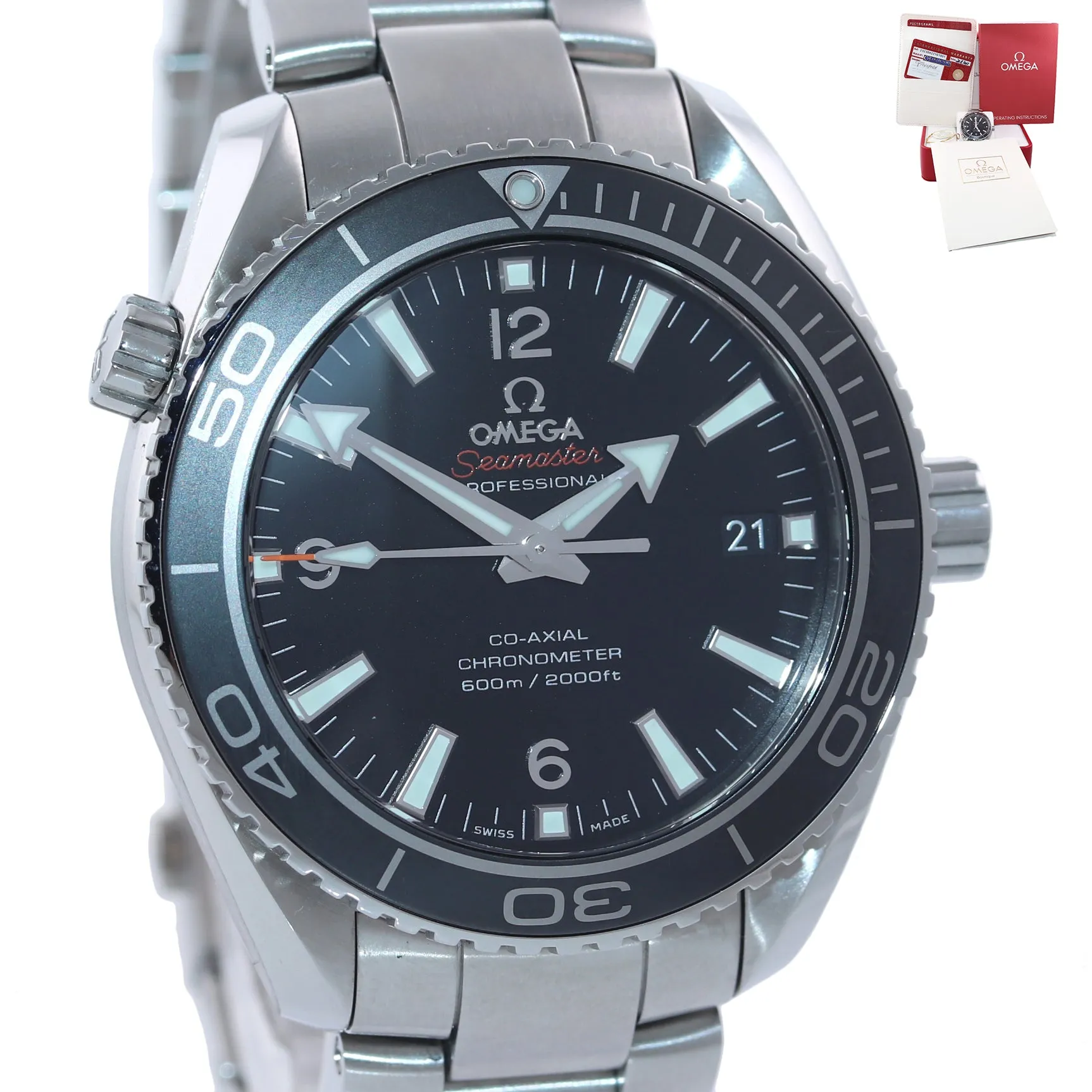 MINT PAPERS Omega Seamaster Planet Ocean Pro 600M 42mm 232.30.42.21.01.001 Watch