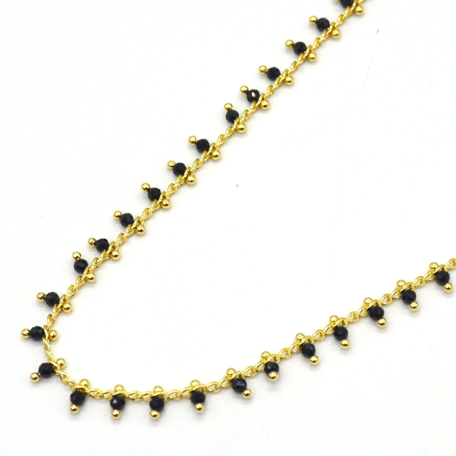 Misty Gold Gemstone necklace 10 GEMSTONES