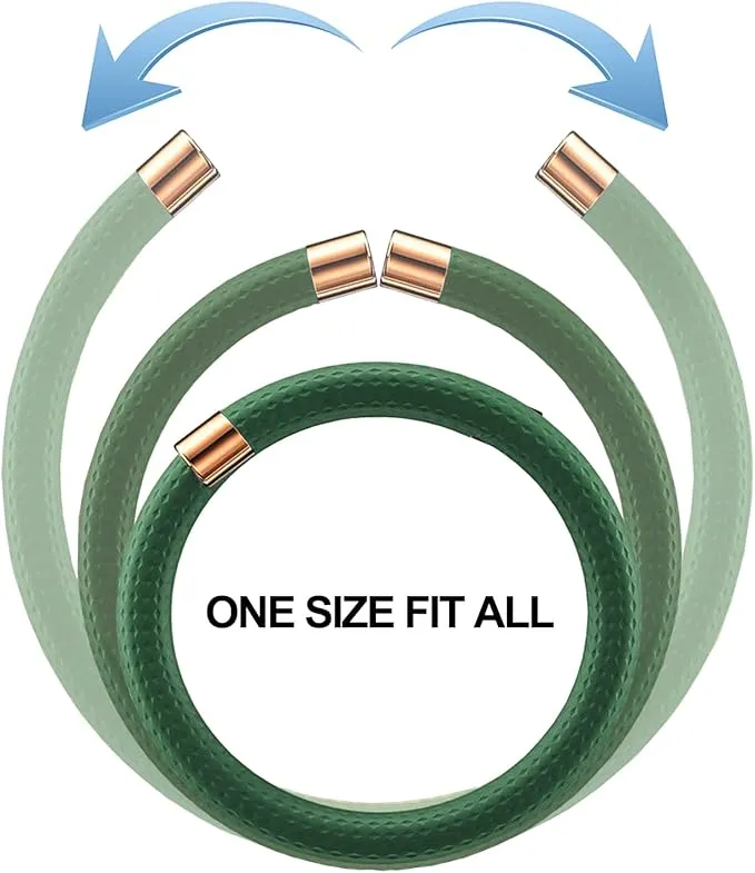Mosquito Repellent Bracelets 1 Pack, Silicone Mosquito Repellent Bands with 10 Pack Replacement Cores, DEET Free Mosquito Wristbands Safe for Adults and Kids Indoor Outdoor Camping Protection (Green)
