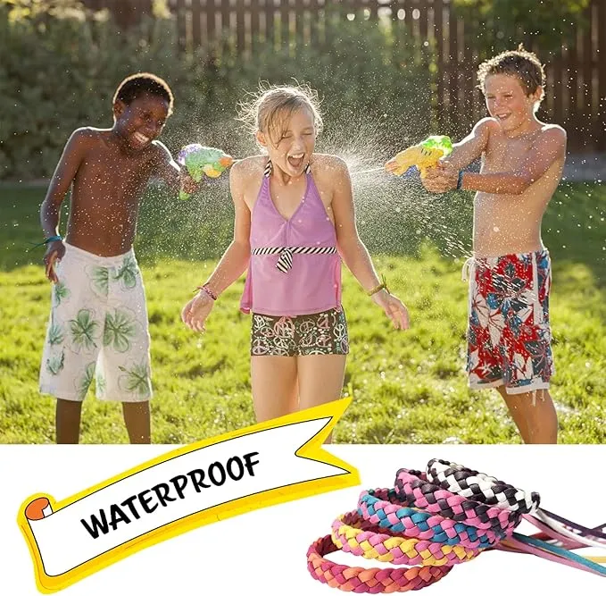 Mosquito Repellent Bracelets 24 Pack, PU Leather Mosquito Repellent Bands, DEET Free Mosquito Wristbands Safe for Adults and Kids Indoor Outdoor Camping Swimming Fishing Traveling