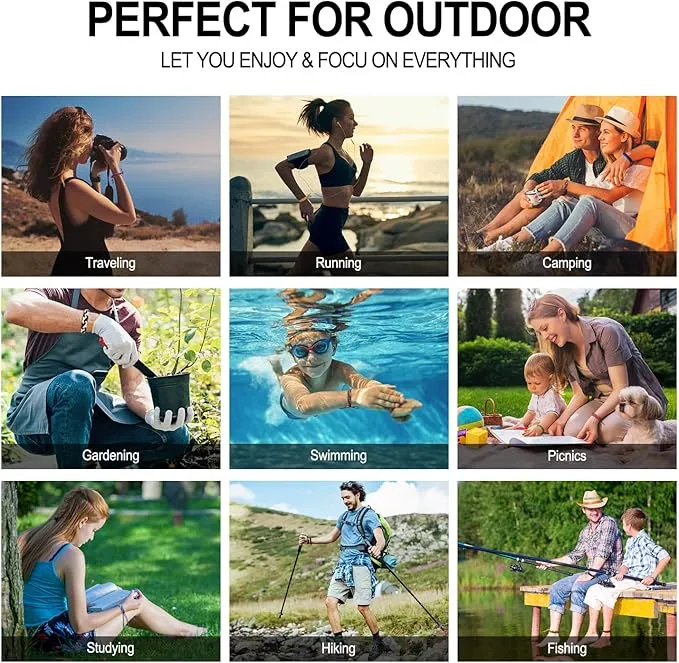 Mosquito Repellent Bracelets 24 Pack, PU Leather Mosquito Repellent Bands, DEET Free Mosquito Wristbands Safe for Adults and Kids Indoor Outdoor Camping Swimming Fishing Traveling