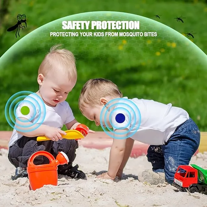 Mosquito Repellent Stickers 300 Pcs, DEET Free Mosquito Patches with 3 Pack Individually Wrapped Mosquito Repellent Bracelets for Kids and Adults Indoor Outdoor