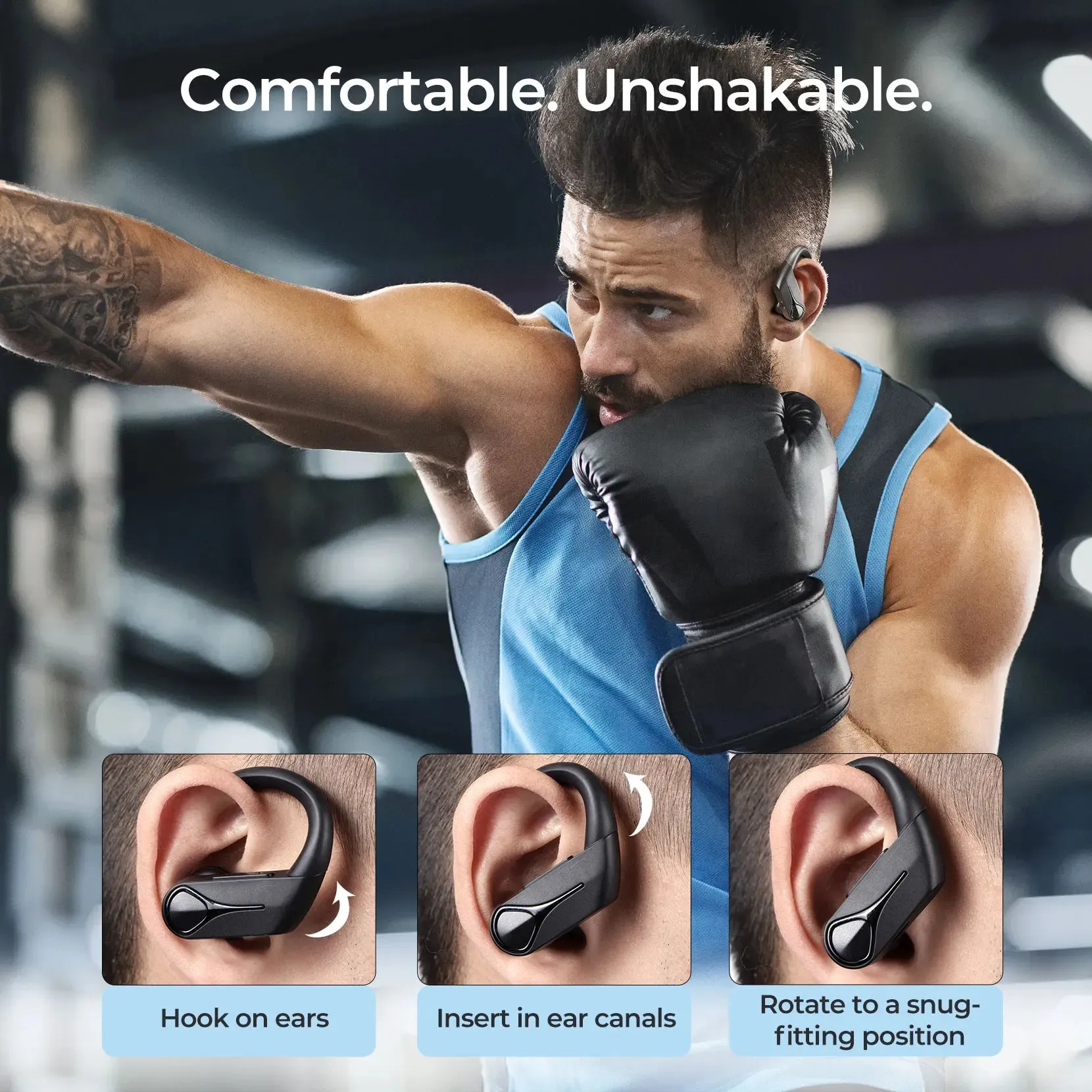 MPOW Flame Solo Bluetooth Wireless Sports Earbuds
