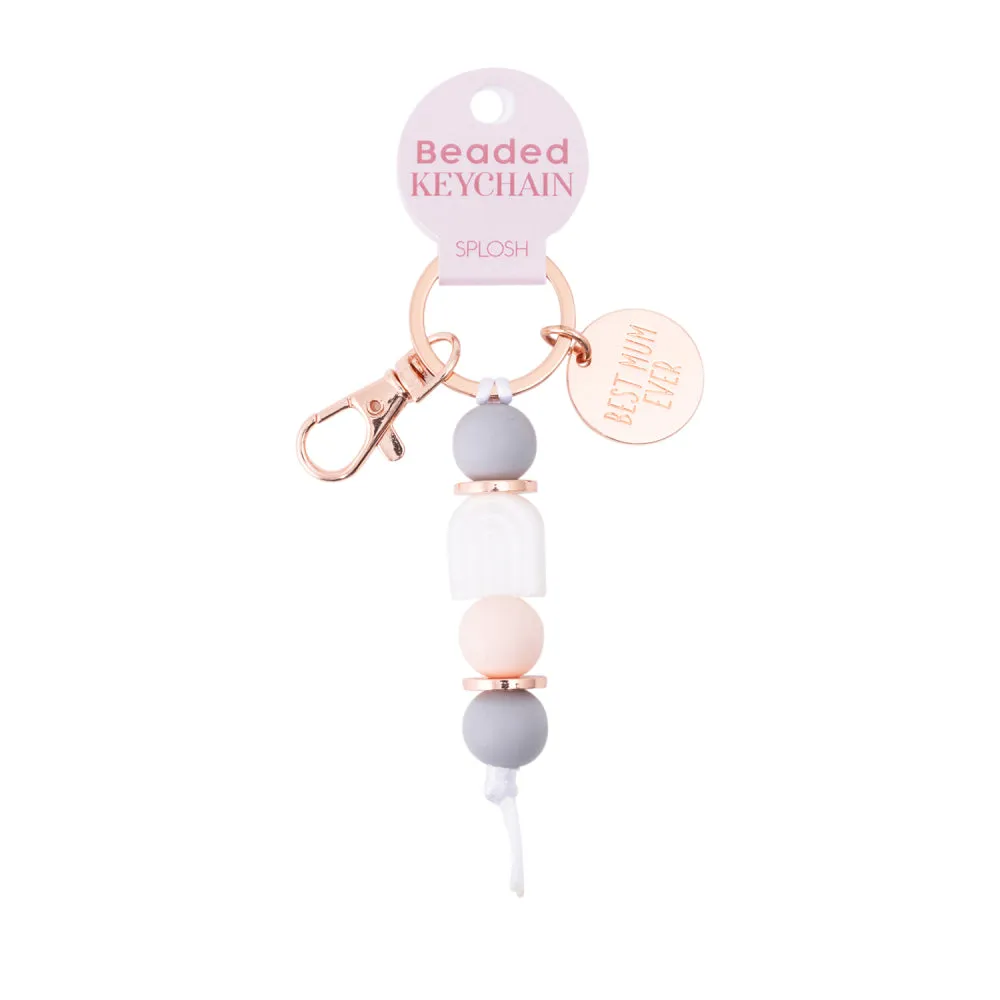 Mum "Best Mum Ever" Silicone Keyring