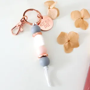 Mum "Best Mum Ever" Silicone Keyring