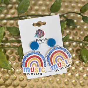 Music is My Jam Earrings