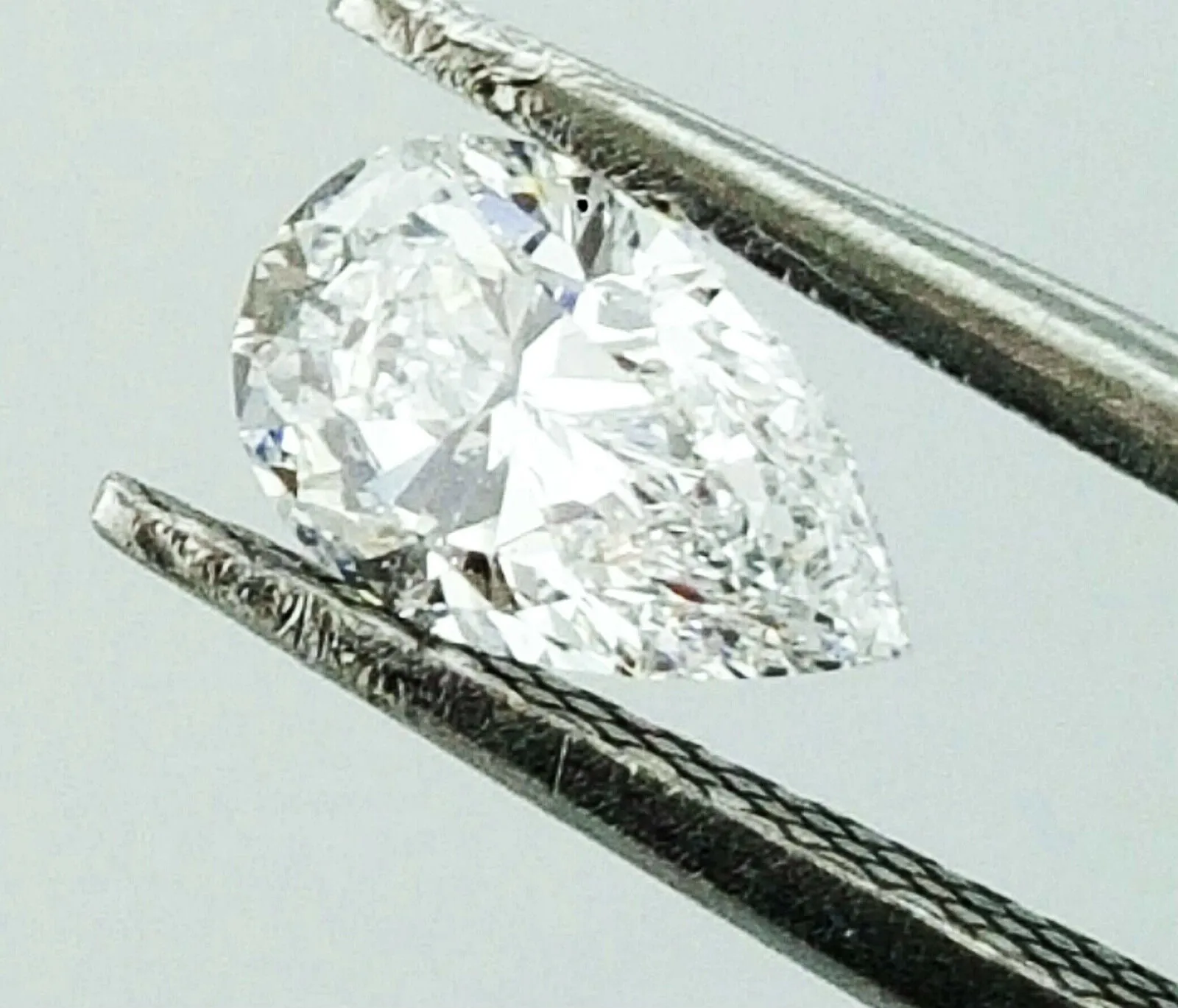 Natural Loose Diamond 0.77 CT D Color SI1 Clarity GIA Certified Pear Shape Cut