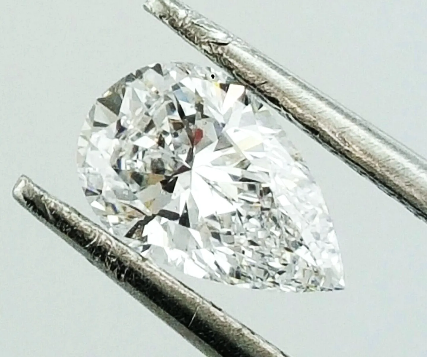 Natural Loose Diamond 0.77 CT D Color SI1 Clarity GIA Certified Pear Shape Cut