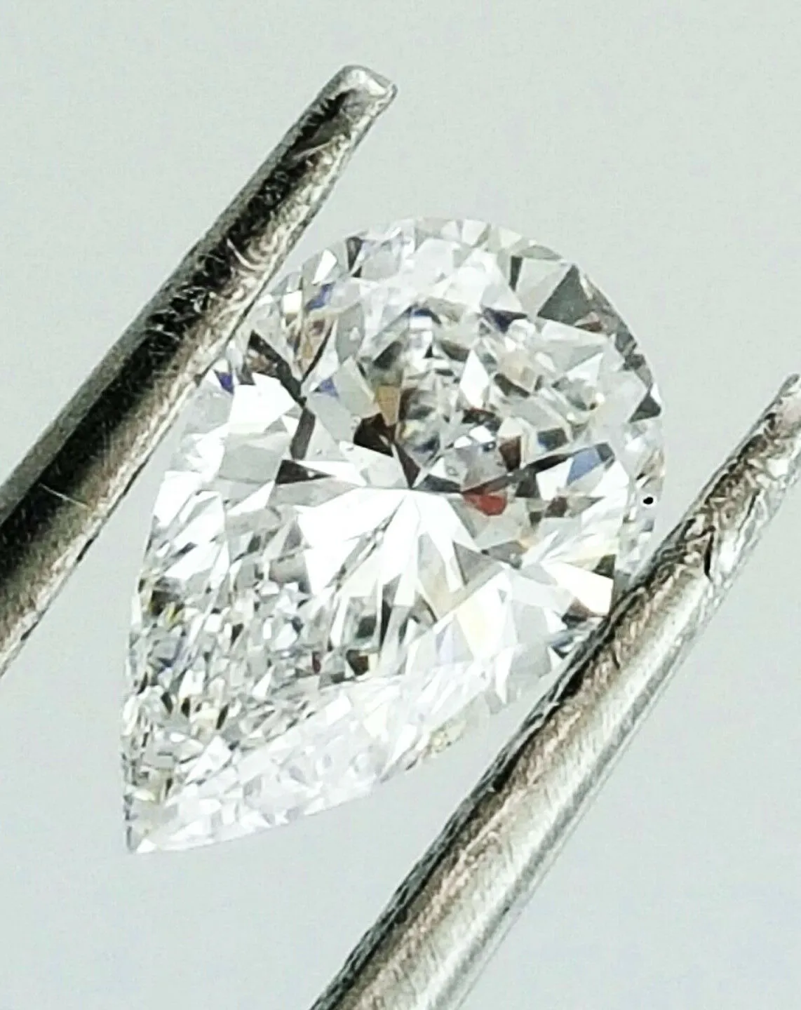Natural Loose Diamond 0.77 CT D Color SI1 Clarity GIA Certified Pear Shape Cut