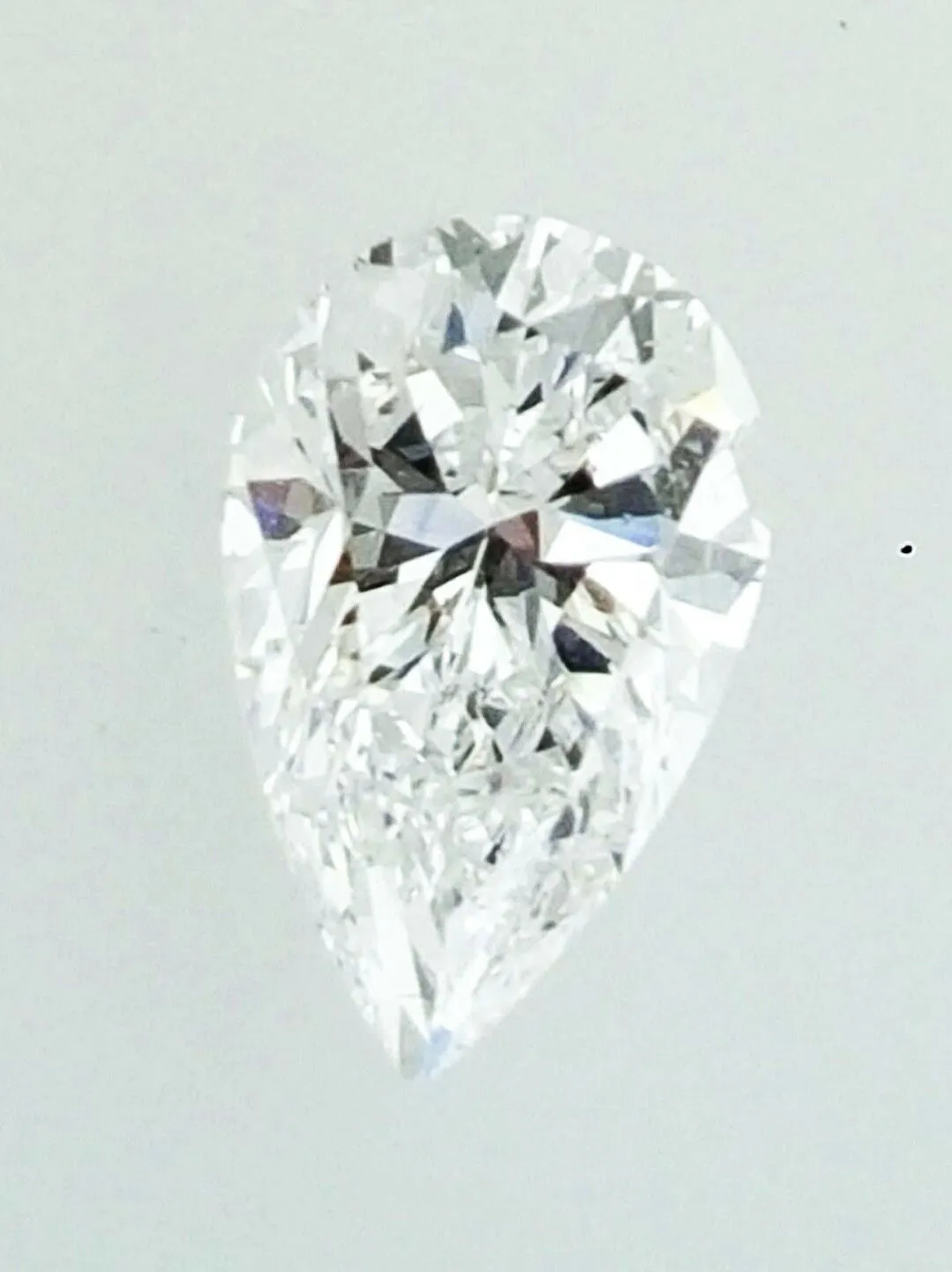 Natural Loose Diamond 0.77 CT D Color SI1 Clarity GIA Certified Pear Shape Cut
