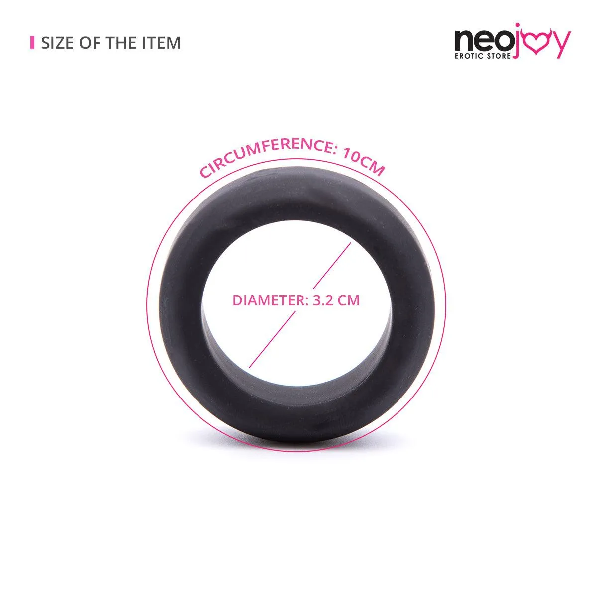 Neojoy SilP-Ring Premium Silicone Cock Ring to Enjoy Sex Play Time - S