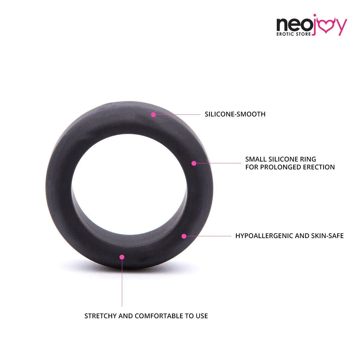 Neojoy SilP-Ring Premium Silicone Cock Ring to Enjoy Sex Play Time - S