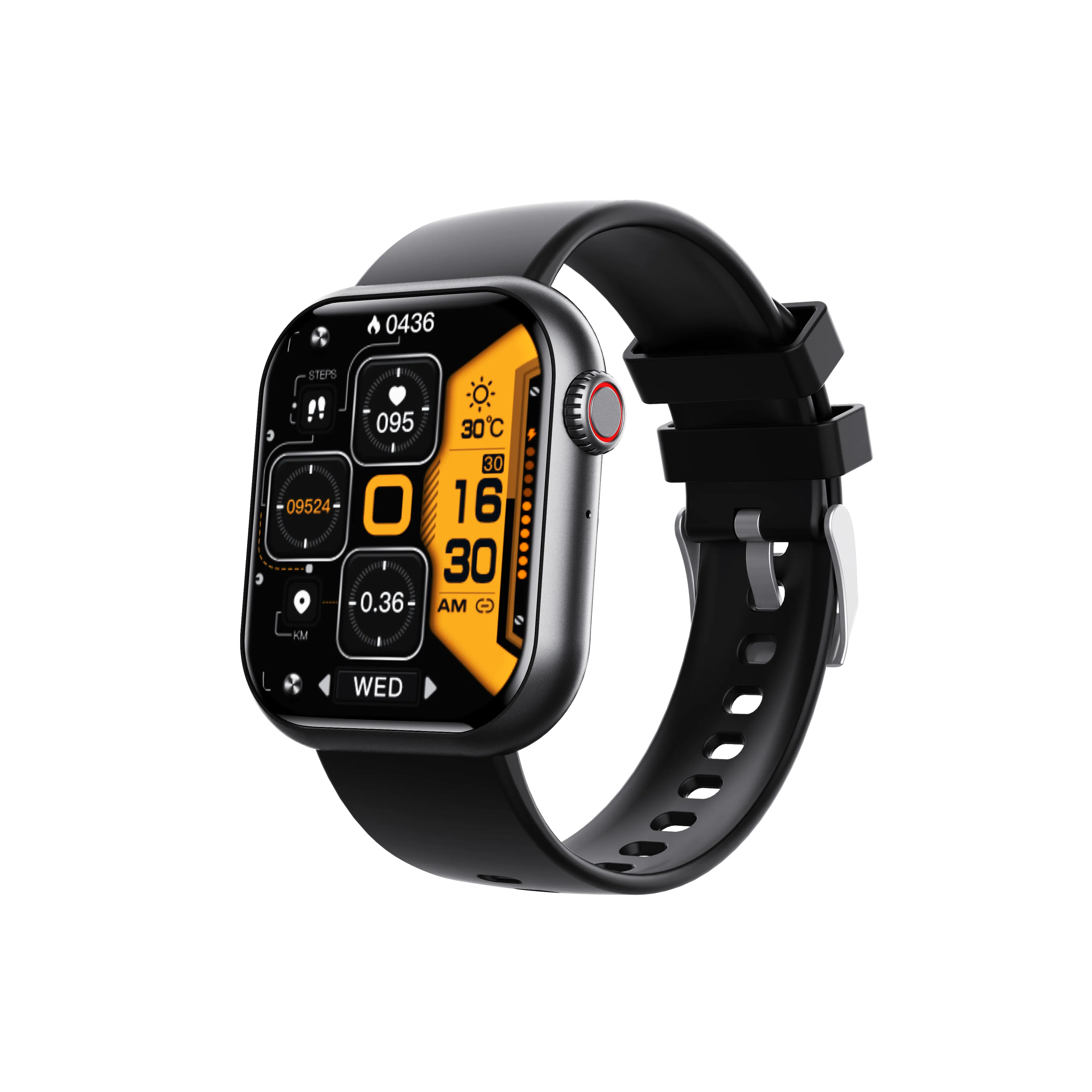 New F57 Bluetooth Call 1.91 Inch Smart Watches Blood Glucose Heart Rate Temperature Oxygen Monitoring Smartwatch