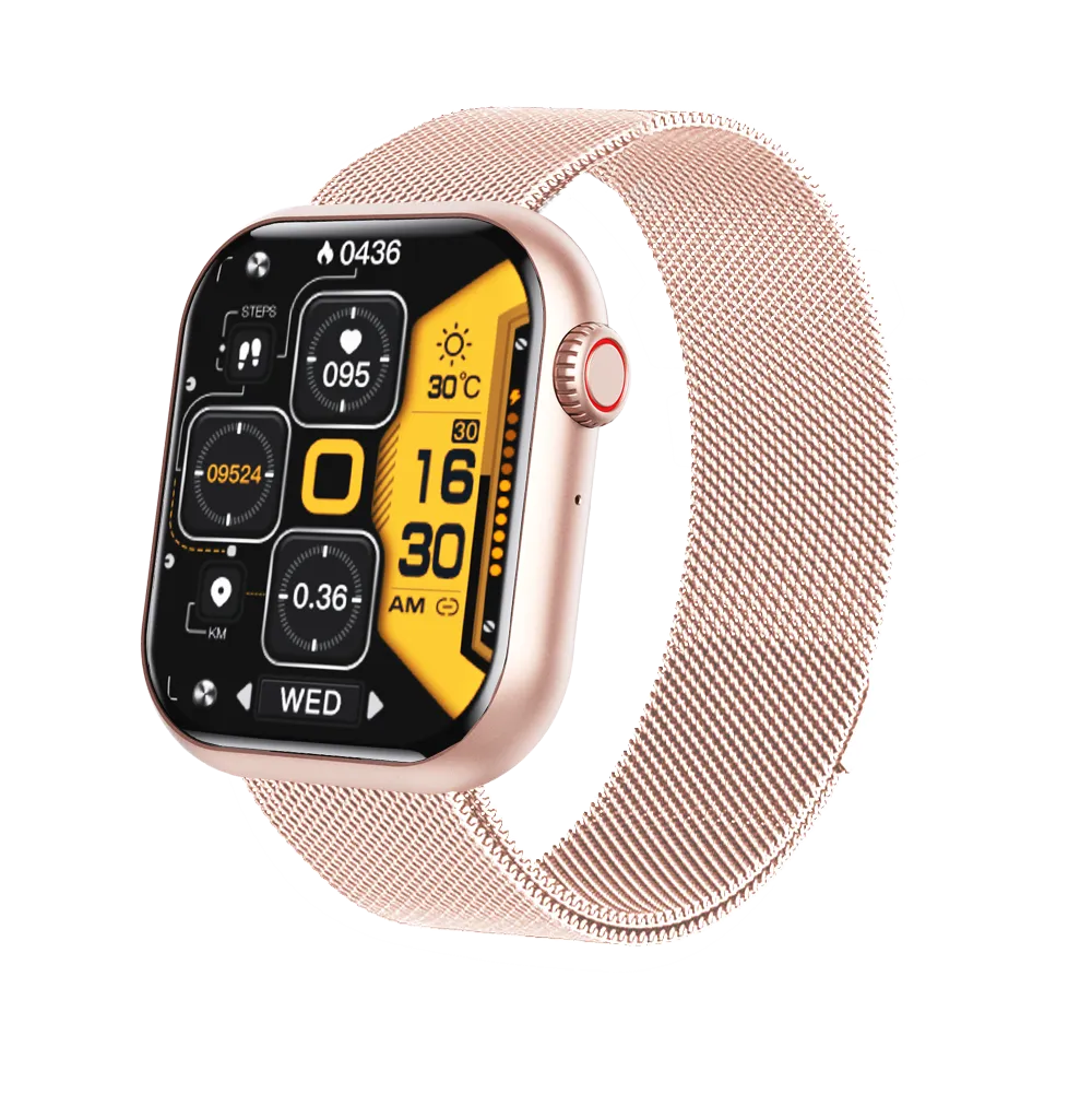 New F57 Bluetooth Call 1.91 Inch Smart Watches Blood Glucose Heart Rate Temperature Oxygen Monitoring Smartwatch