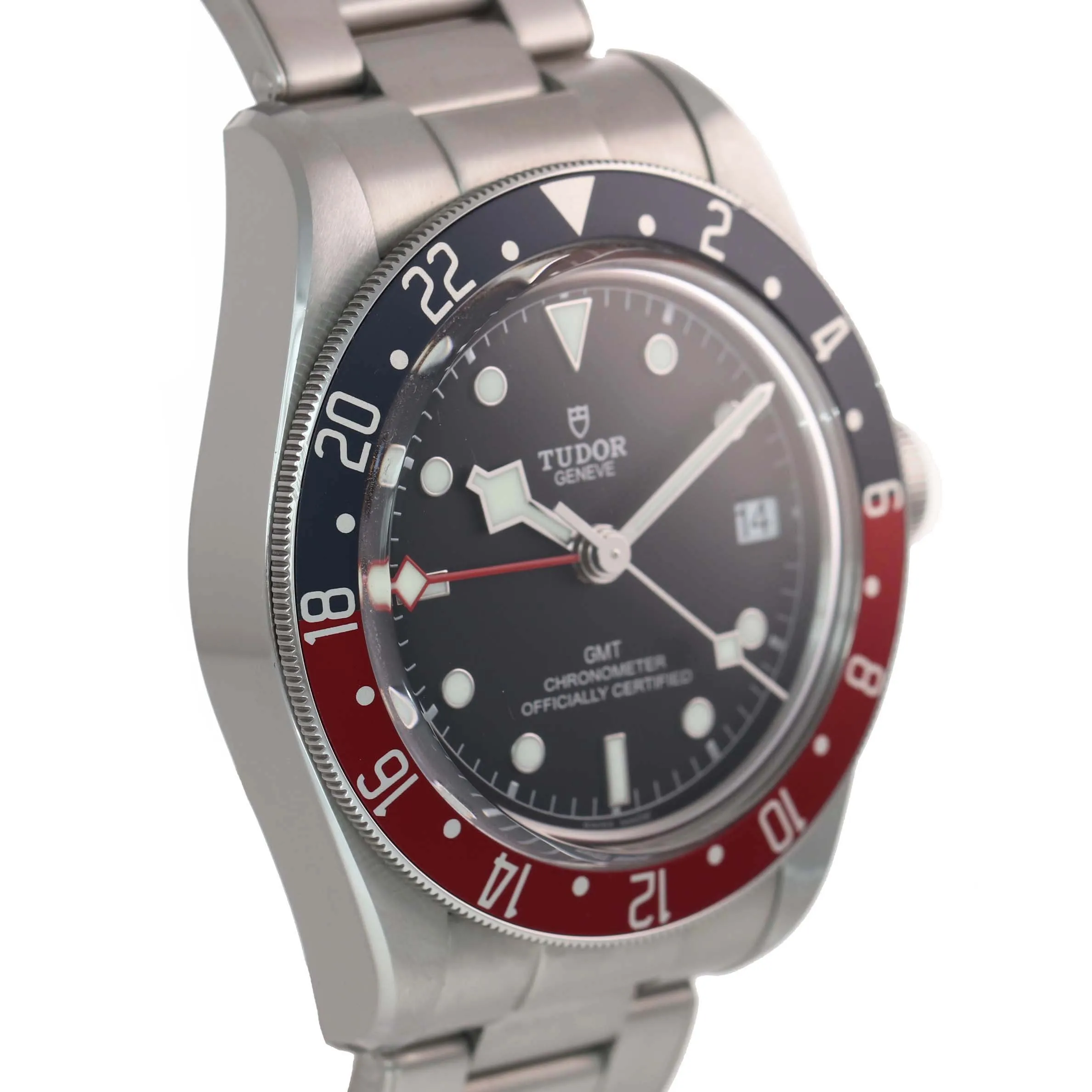 NEW PAPERS 2020 Tudor Black Bay GMT Pepsi 79830RB 41mm Steel Bracelet Watch Box