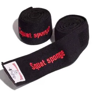NEW Squat Sponge Powerlifting Knee Wraps 1Pair with Velcro Closure 72" x 3"
